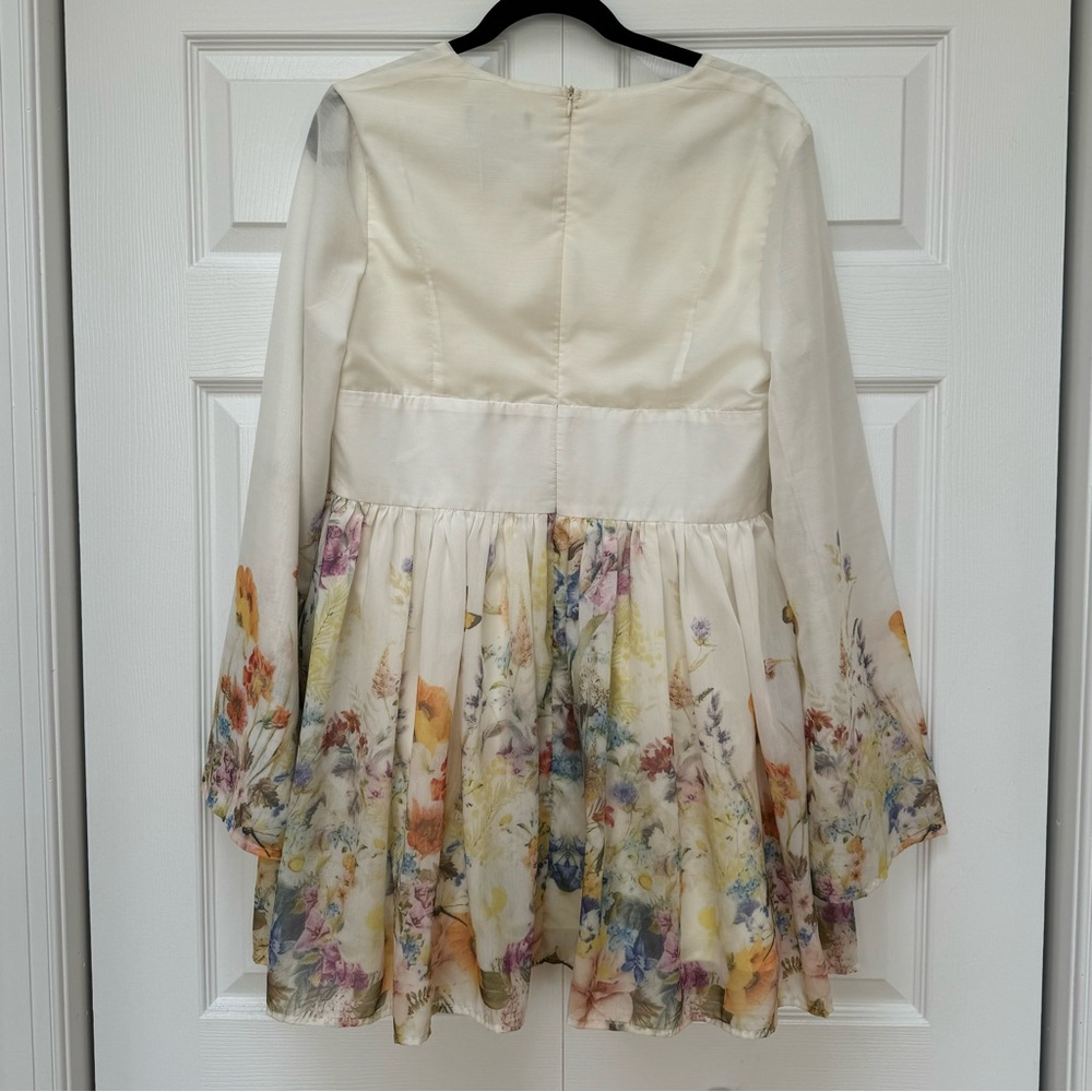 Floral Ruffle Mini Dress - Picture 5 of 6